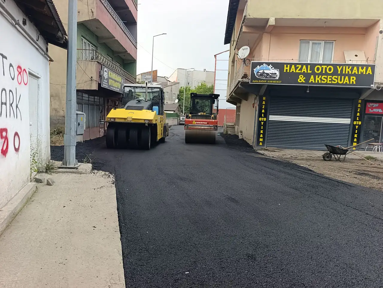 Ağrı'da İş Merkezi çevresi yenilendi! Trafik tek yöne alındı
