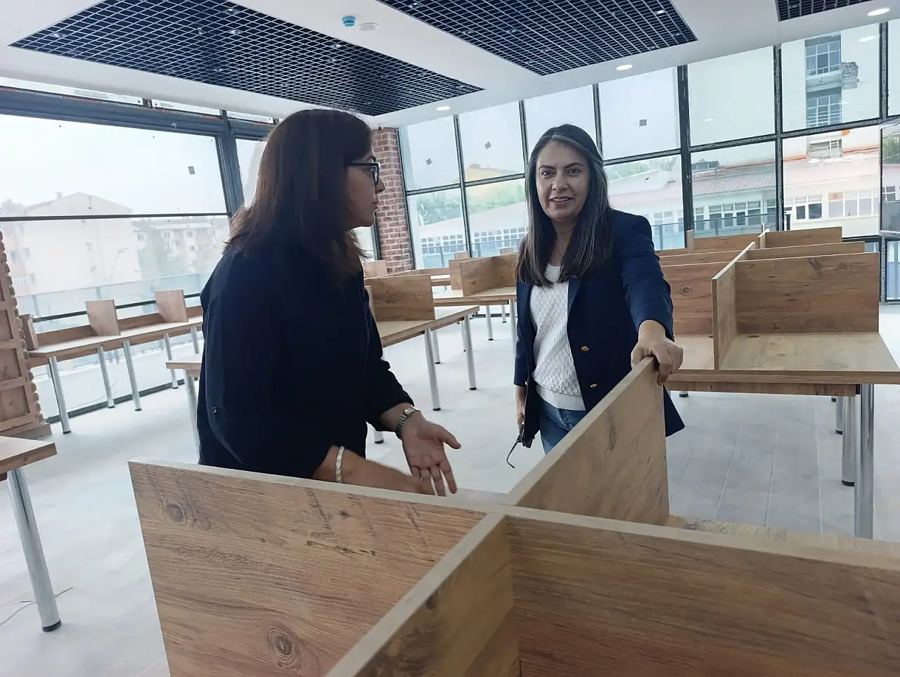 Ağrı Kent Kütüphanesi'nde hazırlıklar sona yaklaştı