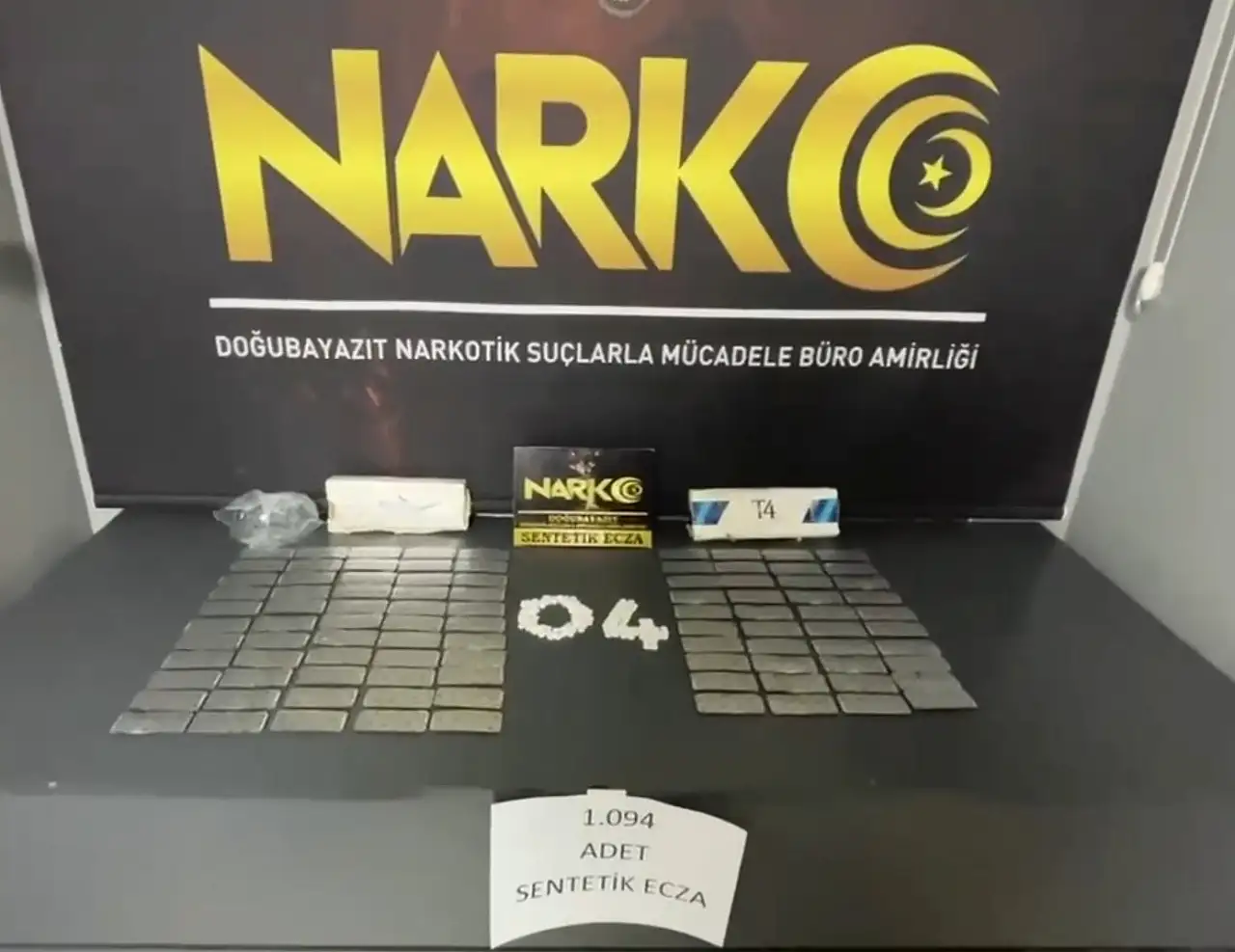 Ağrı'da Narkotik Operasyonu: Yüklü miktarda uyuşturucu ele geçirildi