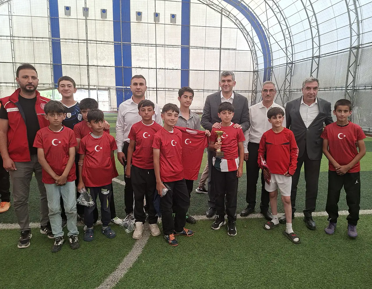 Diyadin'de Yaz Kur'an Kursları Futbol Turnuvası sona erdi