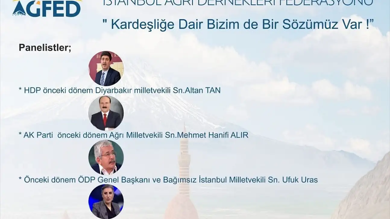 Ağrılılar Federasyonu İstanbul'da çözüm sürecini konuşacak