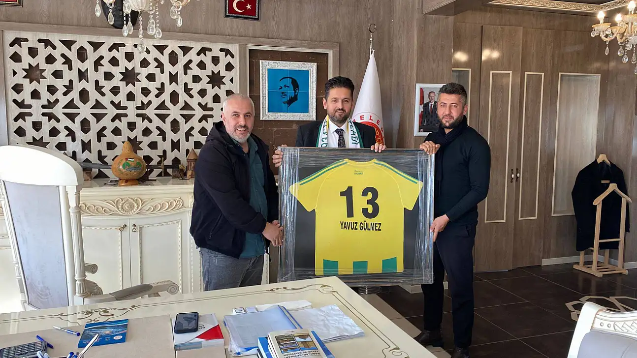 Ahlat Spor Kulübü'nden Belediye Başkanı Yavuz Gülmez'e Ziyaret