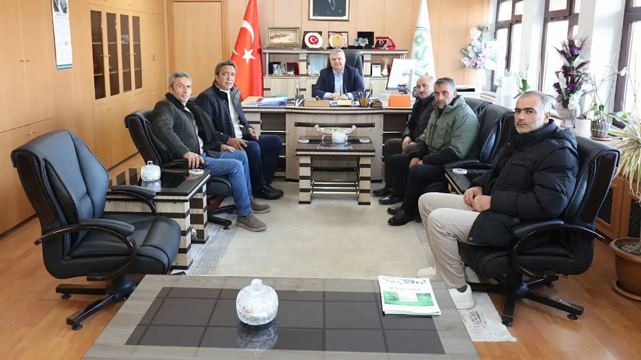 Alvar Mahallesi Muhtarı Olcay Tekin'den DSİ 8. Bölge Müdürlüğü'ne Ziyaret