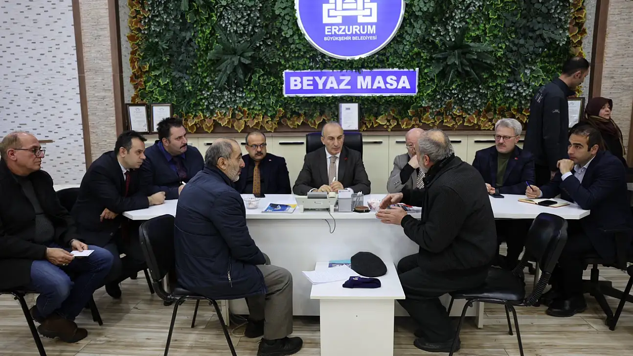 Erzurum Büyükşehir Belediyesi'nde Halk Günü Buluşması