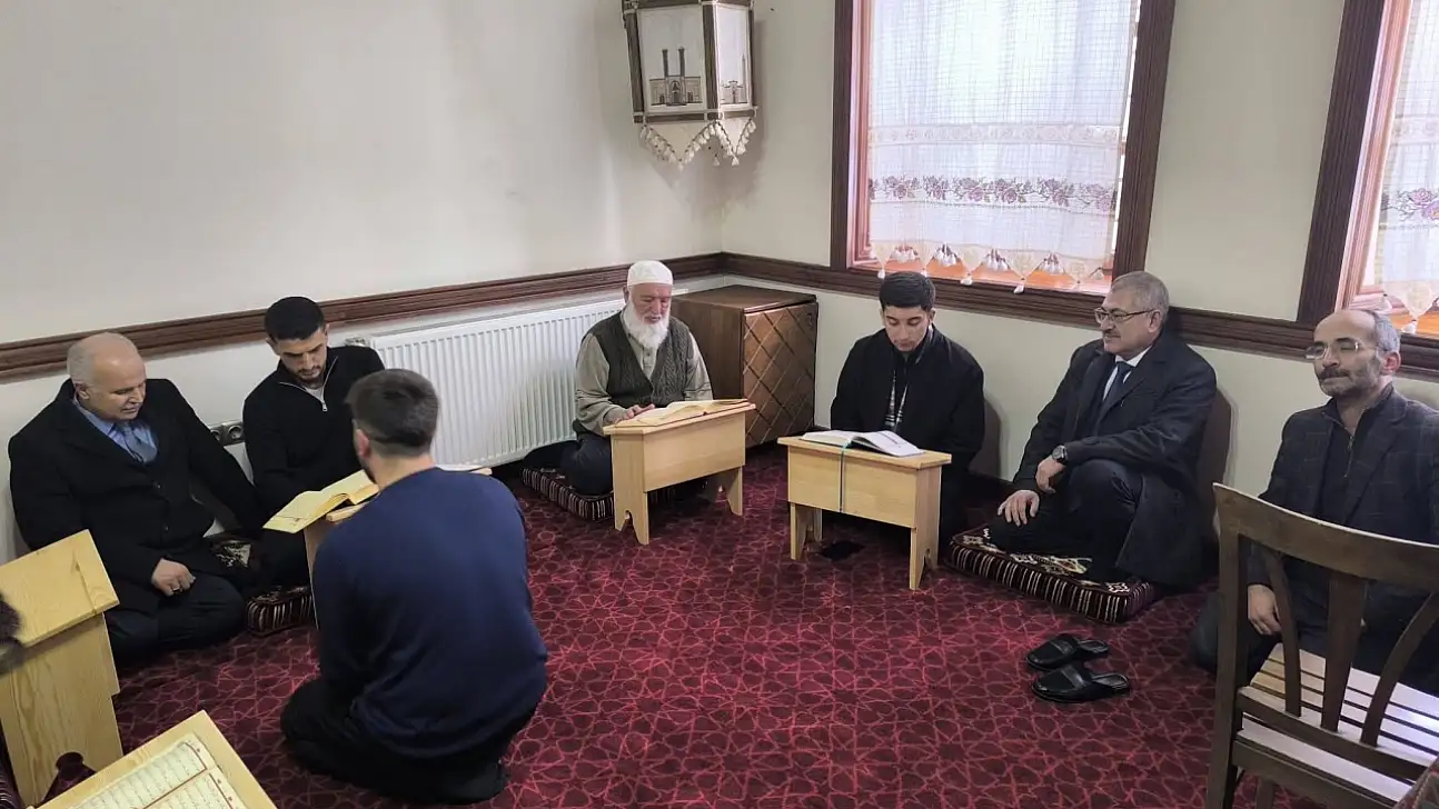 Erzurum'da 1001 Hatim Dua Programı Vesilesiyle Daru'l Huffaz'da İnceleme