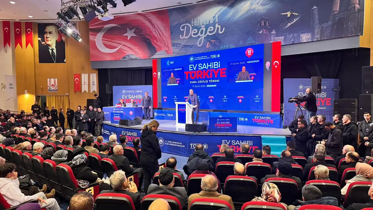 Erzurum'da 4.905 Sosyal Konut İçin Kura Heyecanı