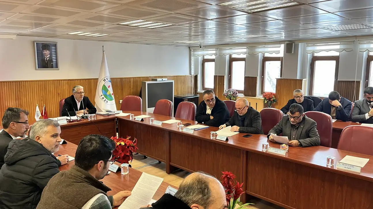 Muş'ta Yeni Yılın İlk Meclis Toplantısı Tamamlandı
