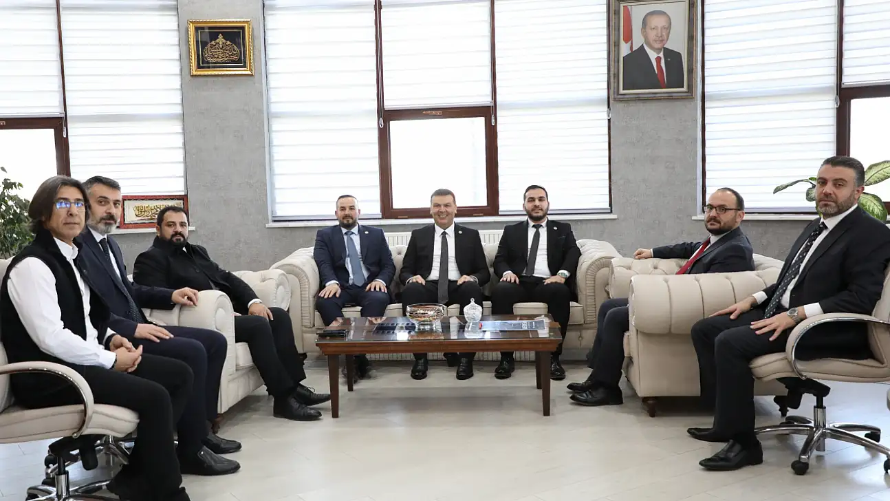 TÜMKİAD Genel Başkanı Nihat Tanrıkulu'ndan Rektör Alican'a Ziyaret