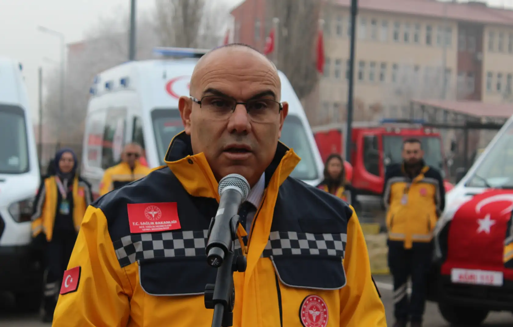 Ağrı'da sağlık ekiplerine güç takviyesi: 7 araçlık filo görevde!