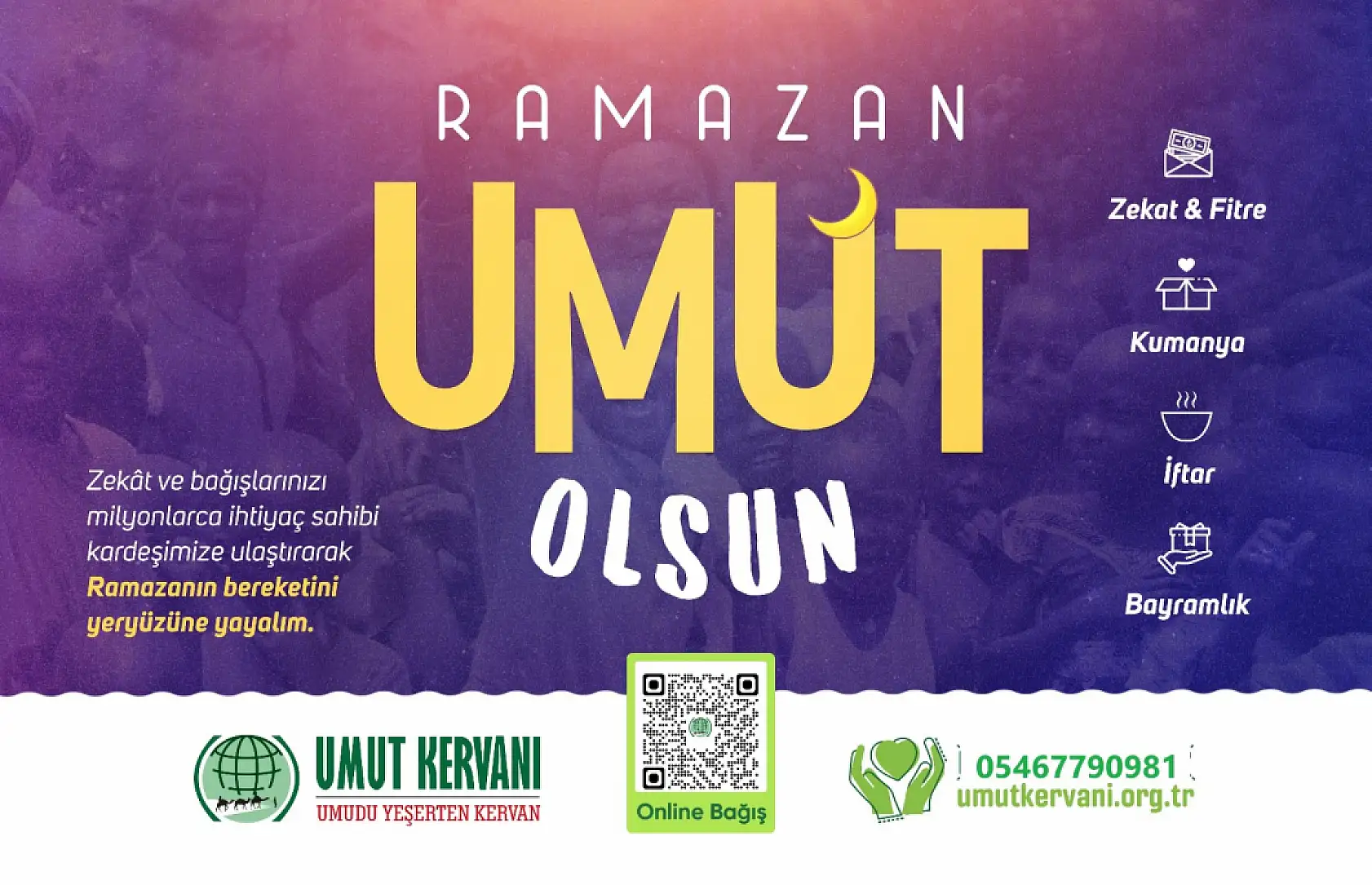 Umut Kervanı Ağrı Derneği ramazan ayında binlerce aileye ulaşacak