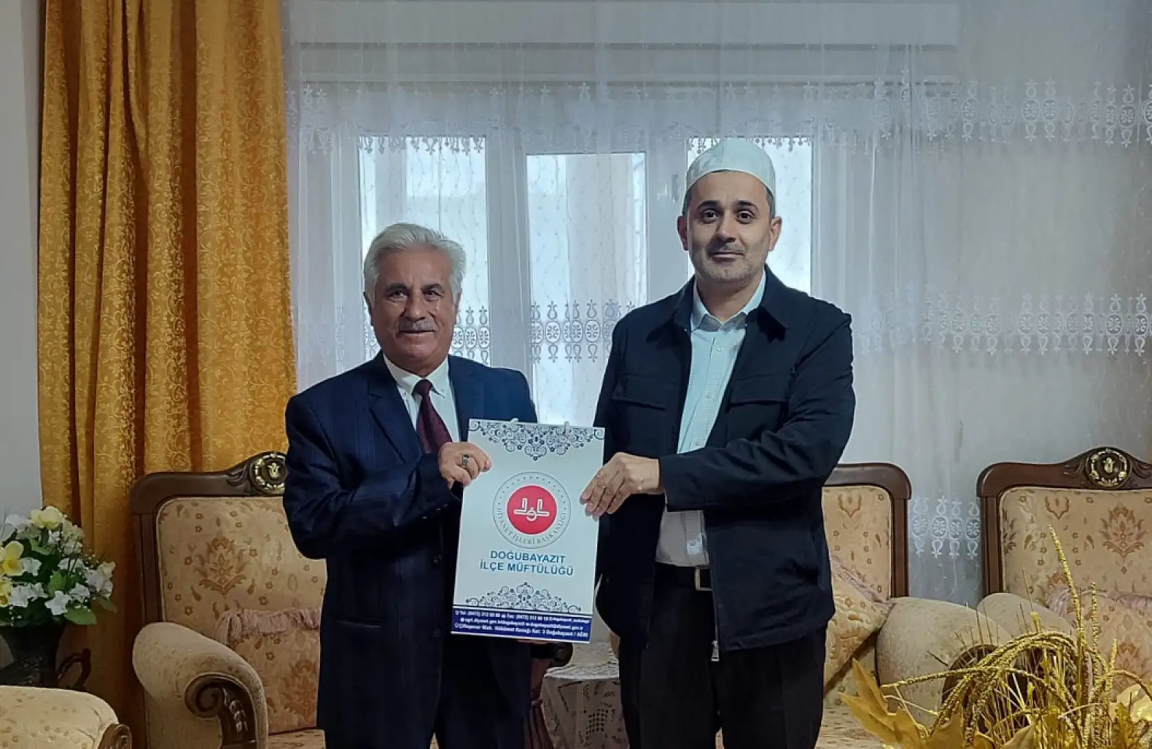 Doğubayazıt'ta gaziler, evlerinde ziyaret edildi