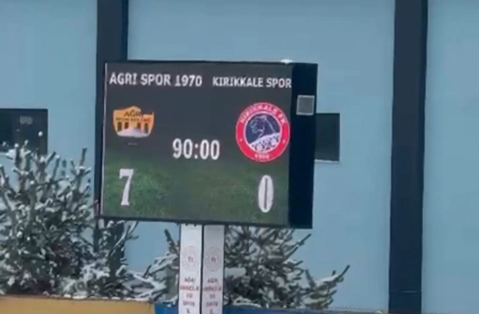 Ağrı Spor'dan evinde yedi gollük gövde gösterisi!