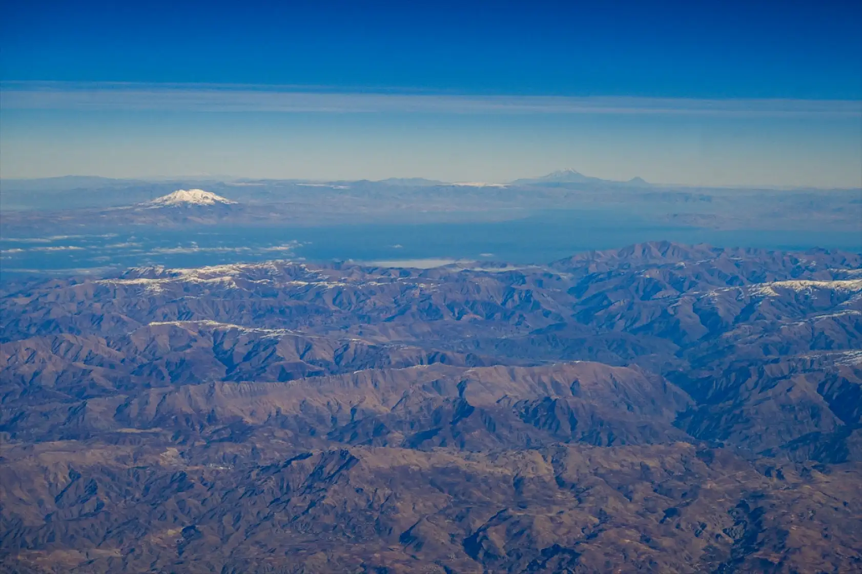 Nemrut Kalderası, Süphan ve Ağrı Dağı havadan görüntülendi