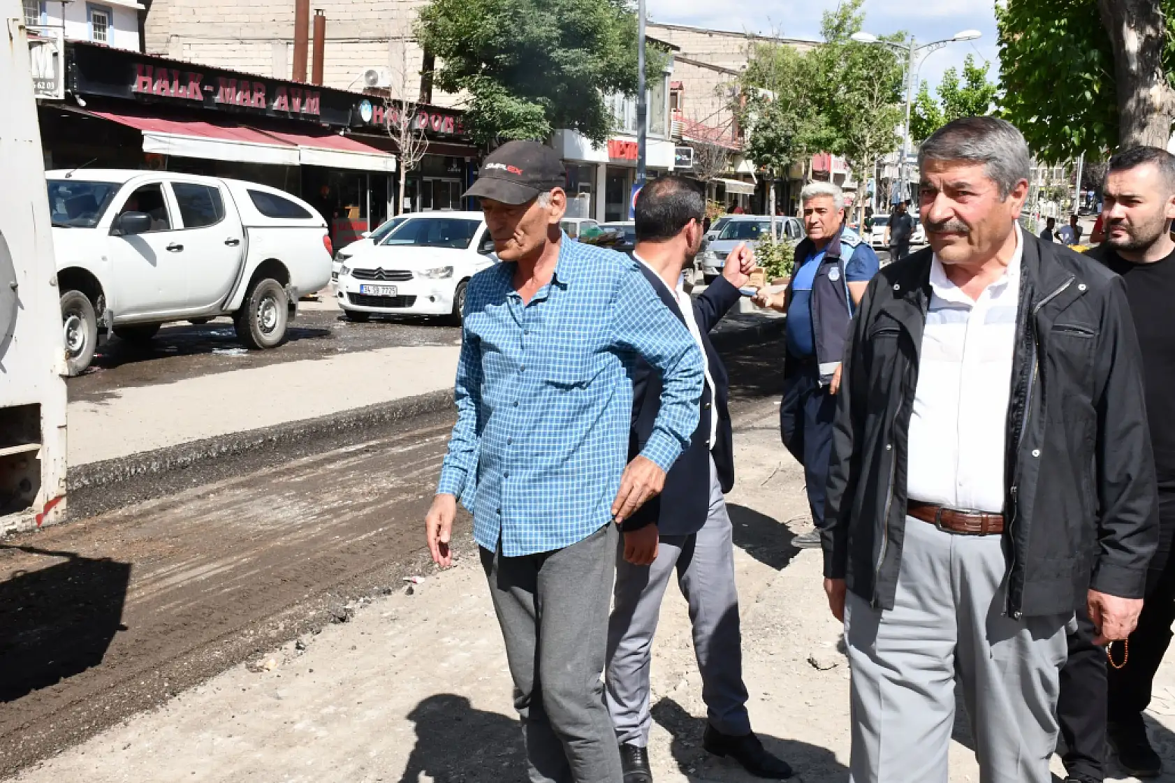 Patnos Menderes Bulvarı yenileniyor