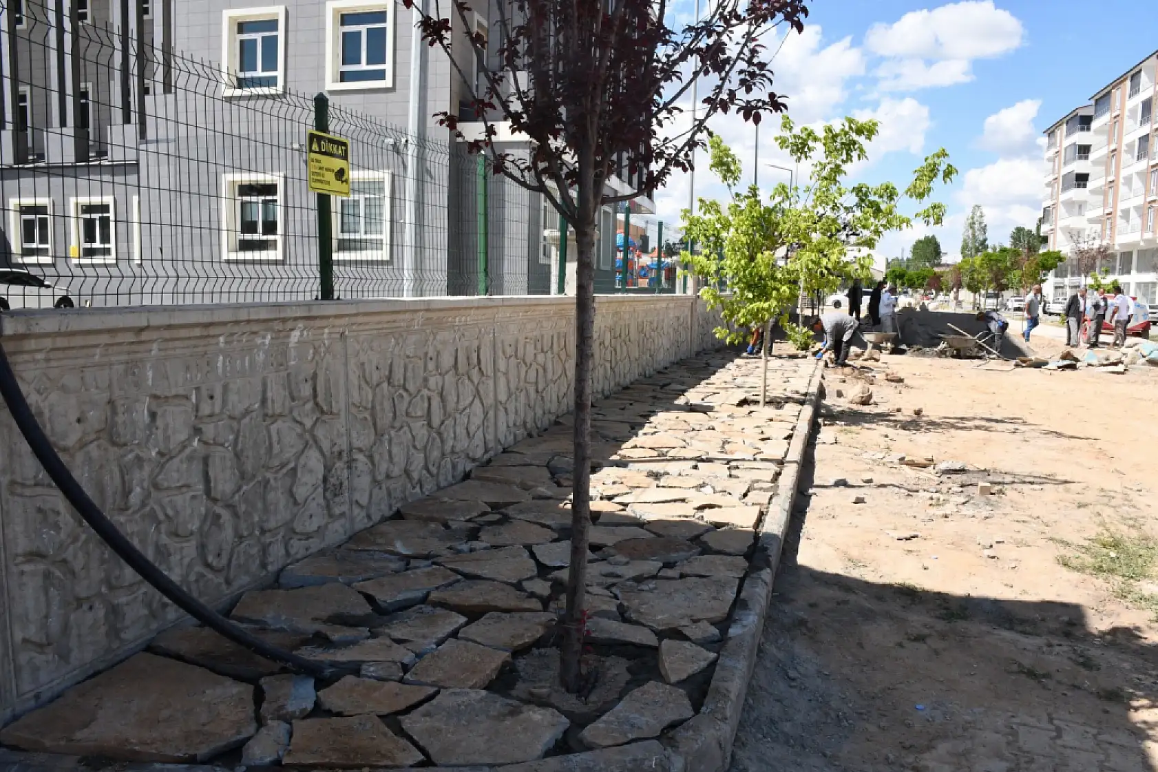 Patnos Belediyesi'nin modern park projesi hızla devam ediyor