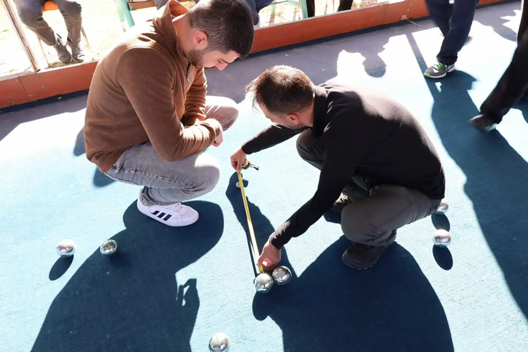 Bocce sahasında dostluk kazandı Ağrı ve Kars bir araya geldi