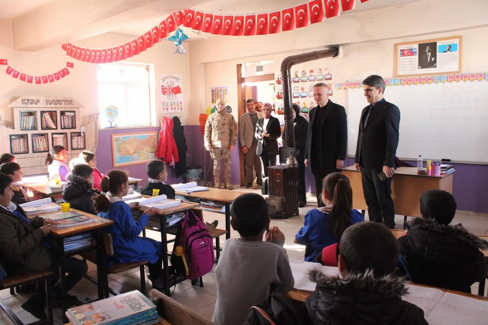 Kaymakam Minuz'dan Hamur mezralarına saha ziyareti