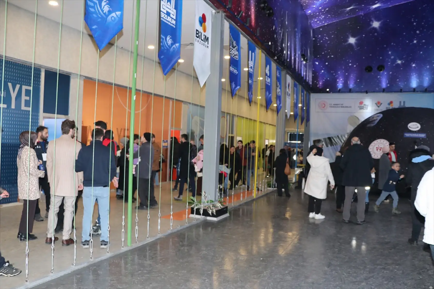 Erzurum'da kış bilim festivali coşkuyla başladı