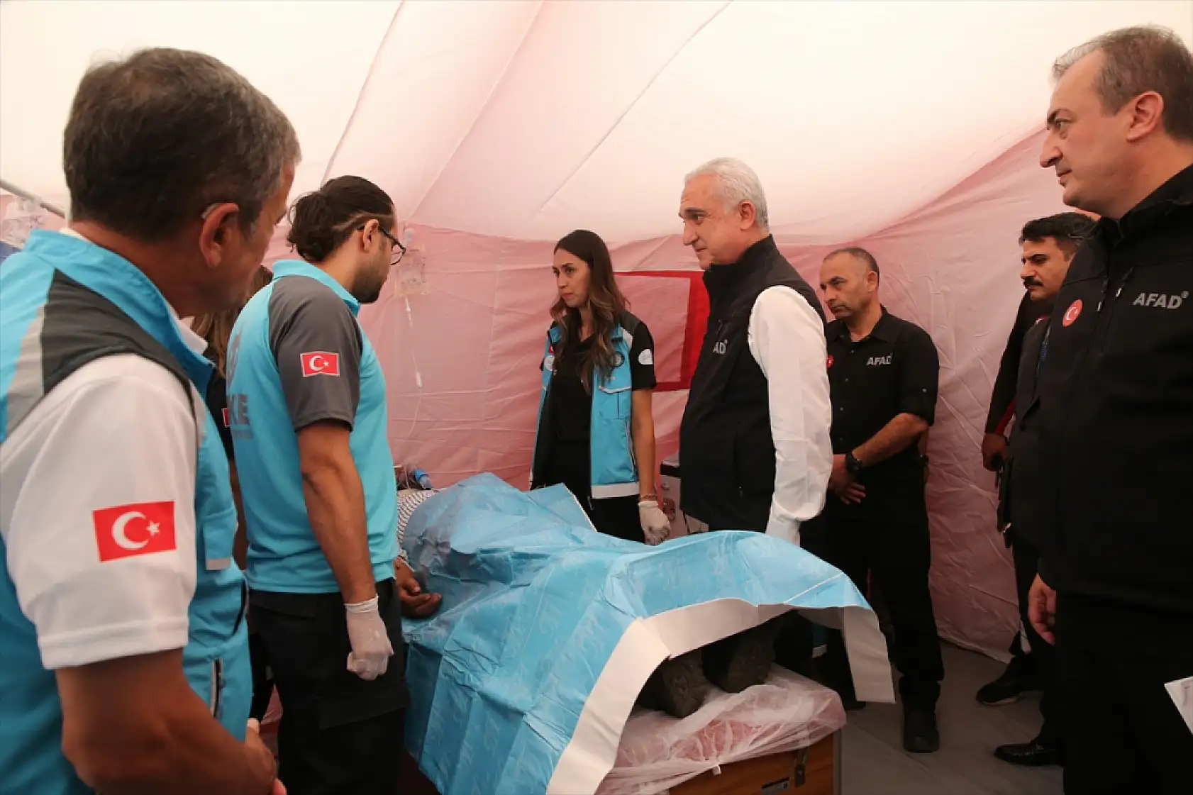 Ağrı ve diğer 5 ilden 1065 personel Muş'ta tatbikatta yer aldı