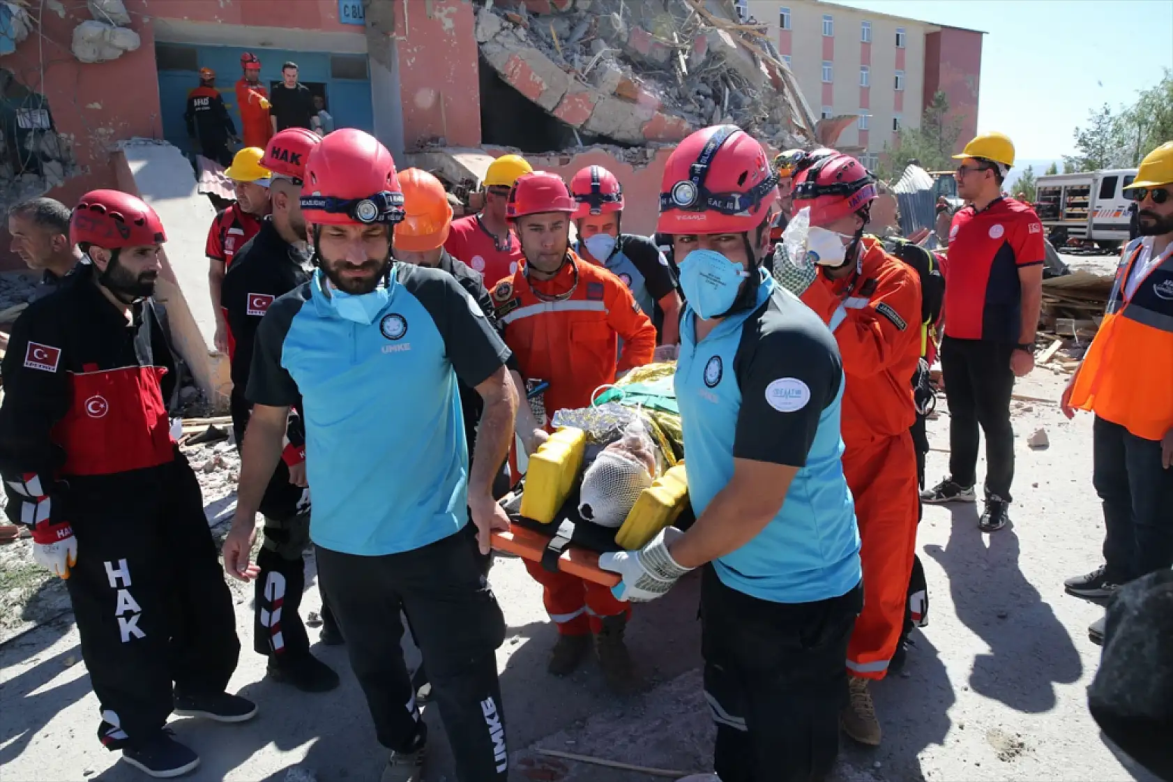 Ağrı ve diğer 5 ilden 1065 personel Muş'ta tatbikatta yer aldı