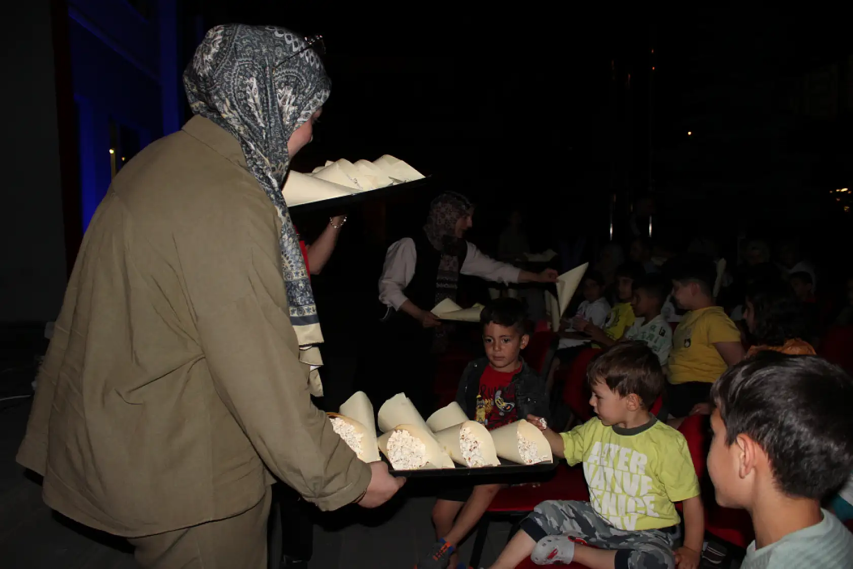 Ağrı'da yaz akşamları sinema keyfiyle renklendi