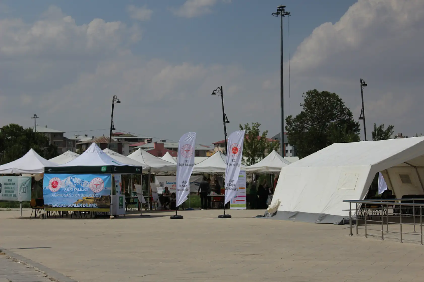 Ağrı'da Halk Sağlığı Haftası etkinlikleri Millet Bahçesi'nde devam ediyor