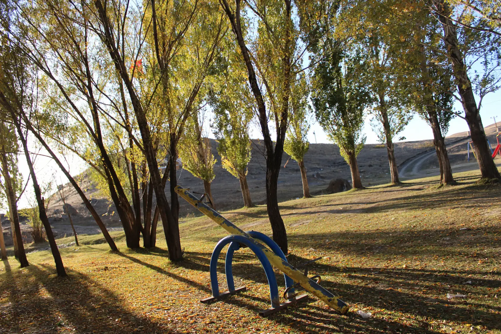 Taşlıçay'da sonbahar renkleri Bayraklı Tepe'de buluştu