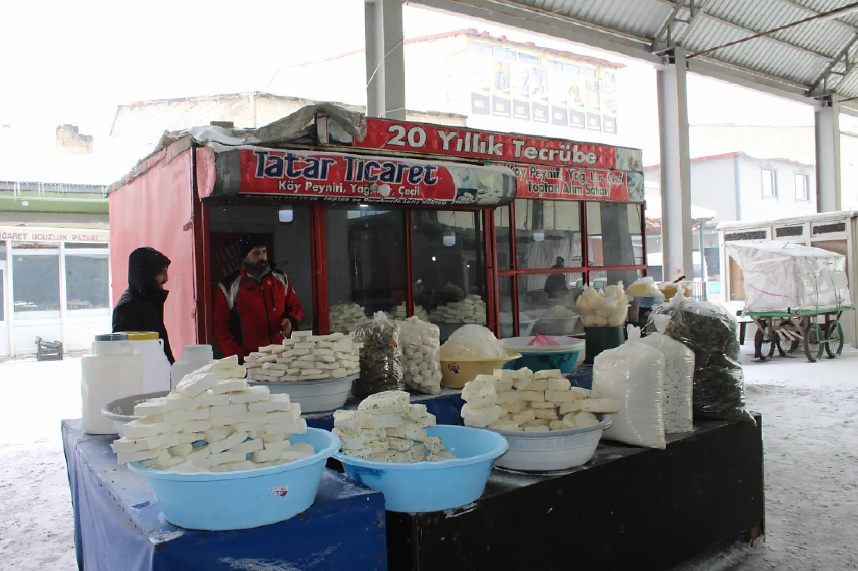 Dorak peyniri Ağrı'da kışın vazgeçilmezi oldu
