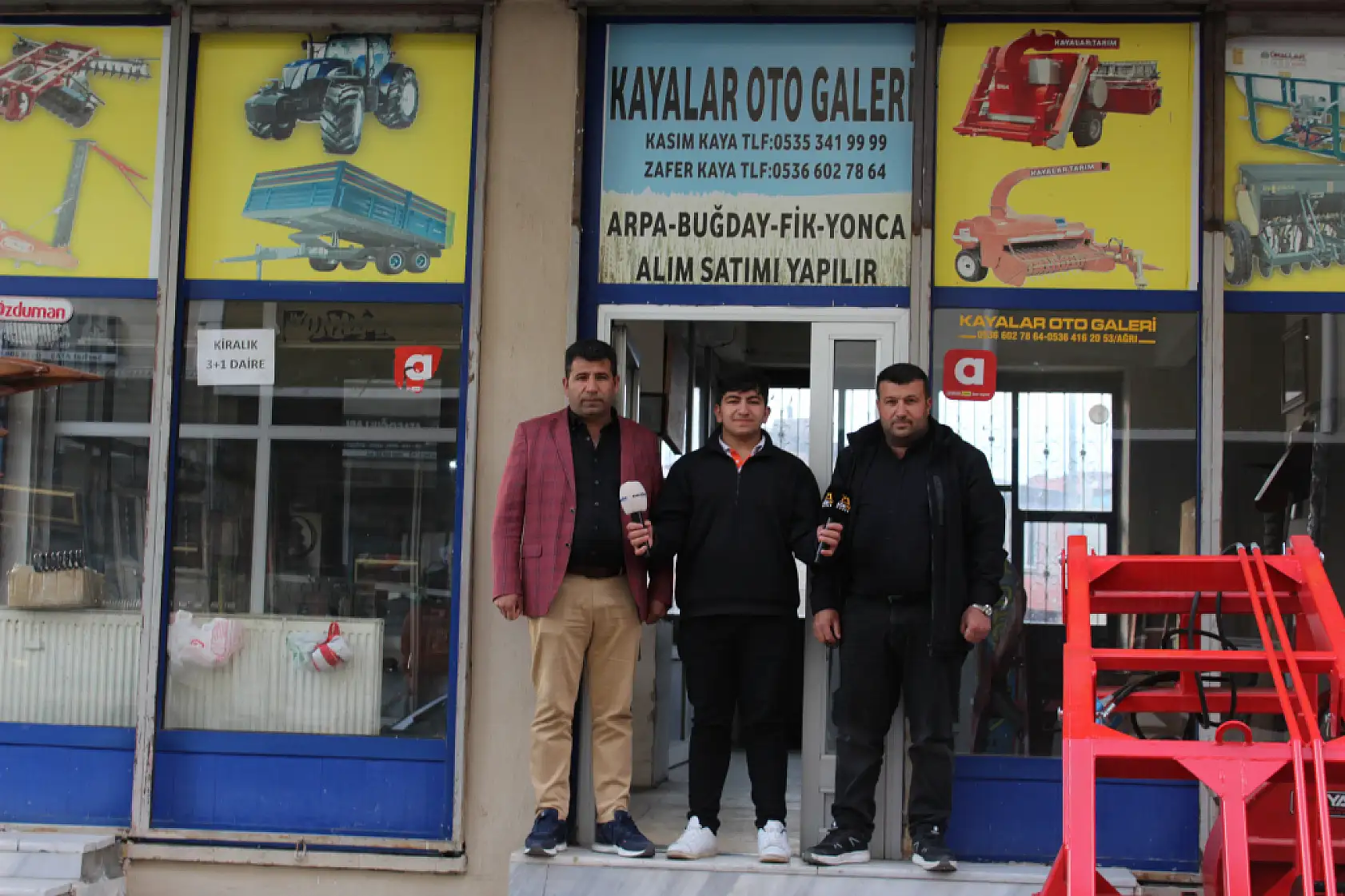 Ağrı'da tarım sezonu başladı, zirai aletlere olan ilgi arttı