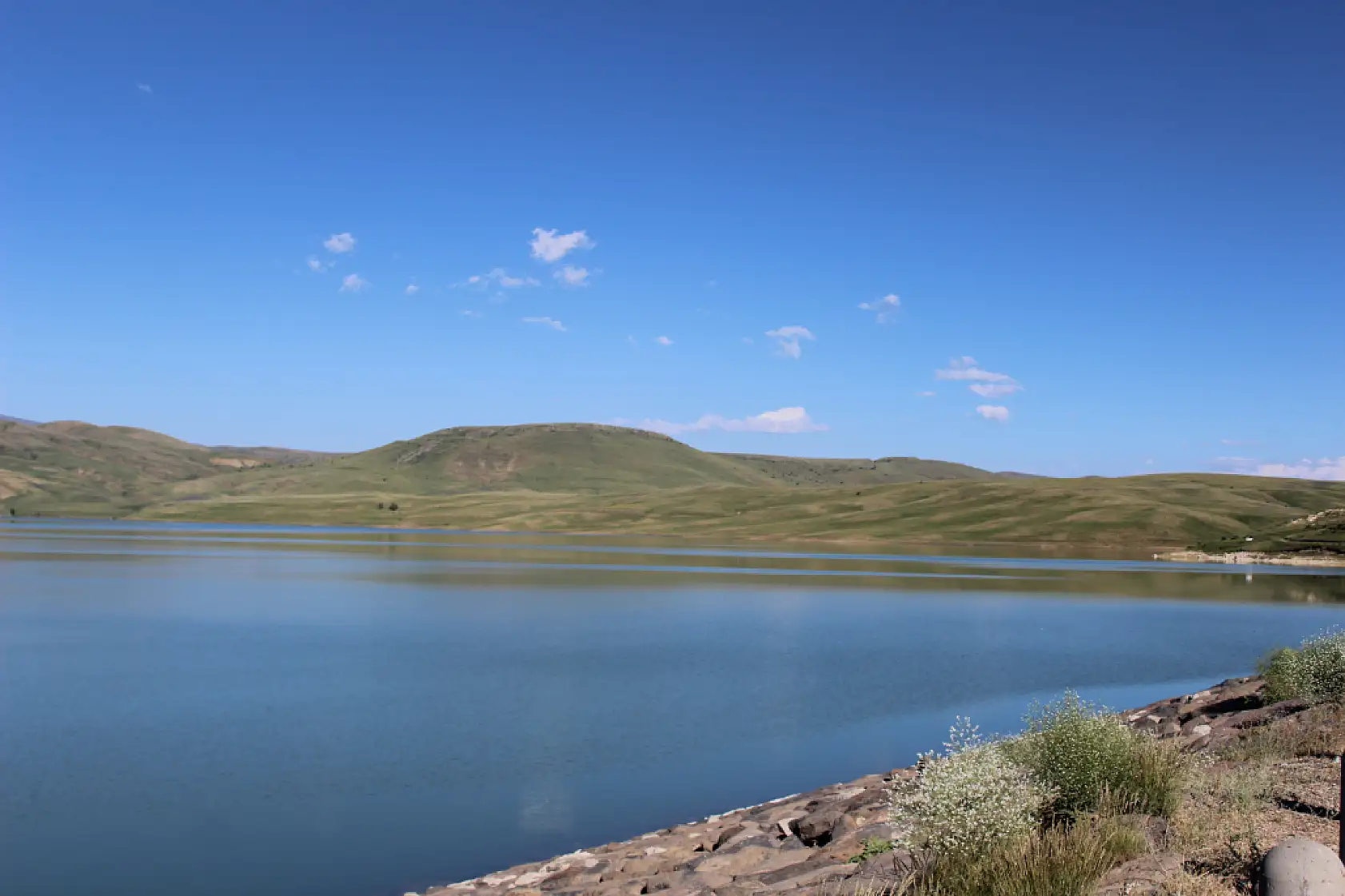 Yazın Ağrı'da gençlerin doğaya açılan kapısı: Yazıcı Barajı