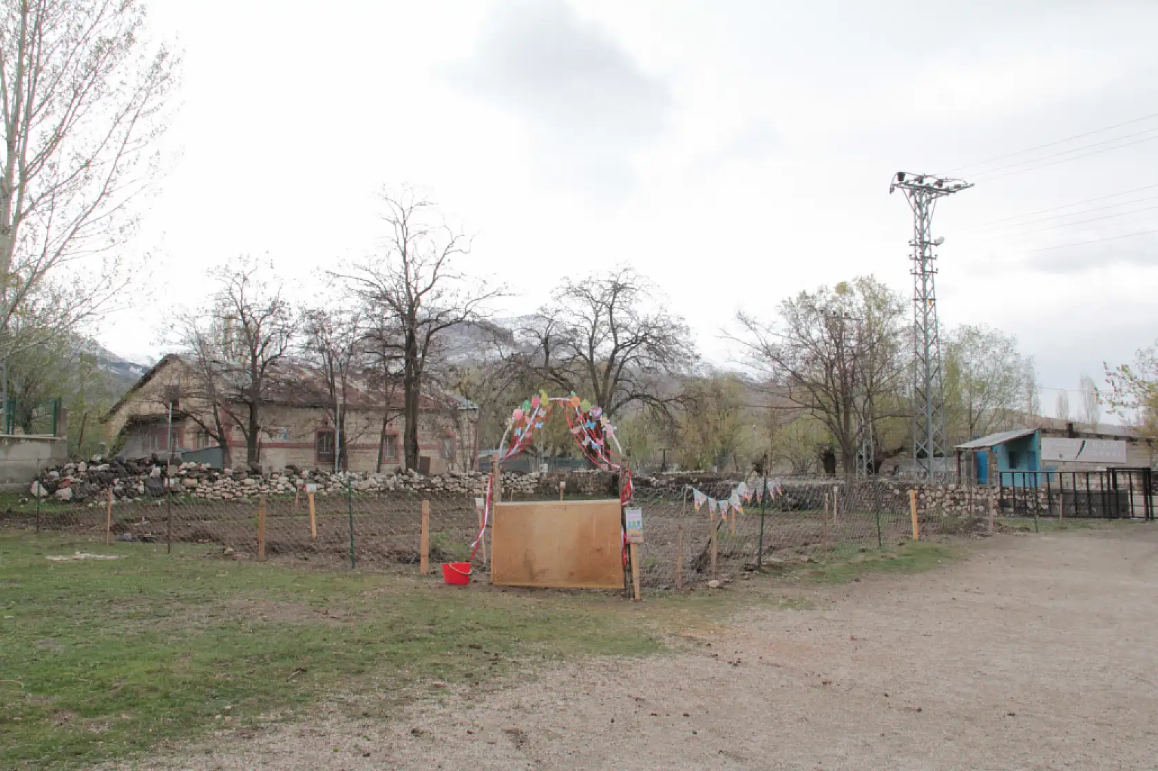 Doğubayazıt'ta anasınıfı öğrencileri için uygulama bahçesi kuruldu