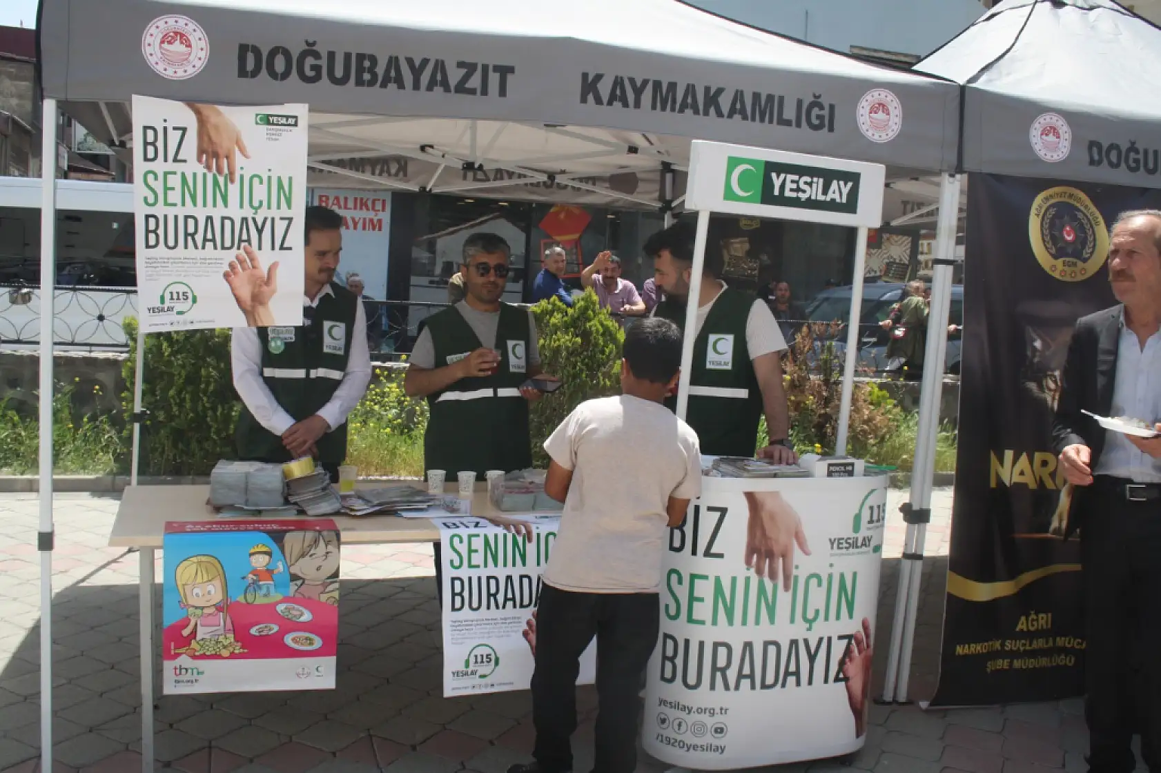 Doğubayazıt'ta kurumlar bağımlılığa karşı güç birliği yaptı