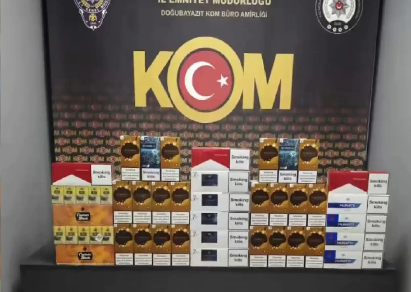 Ağrı'da 28 bin 950 paket kaçak sigara ele geçirildi