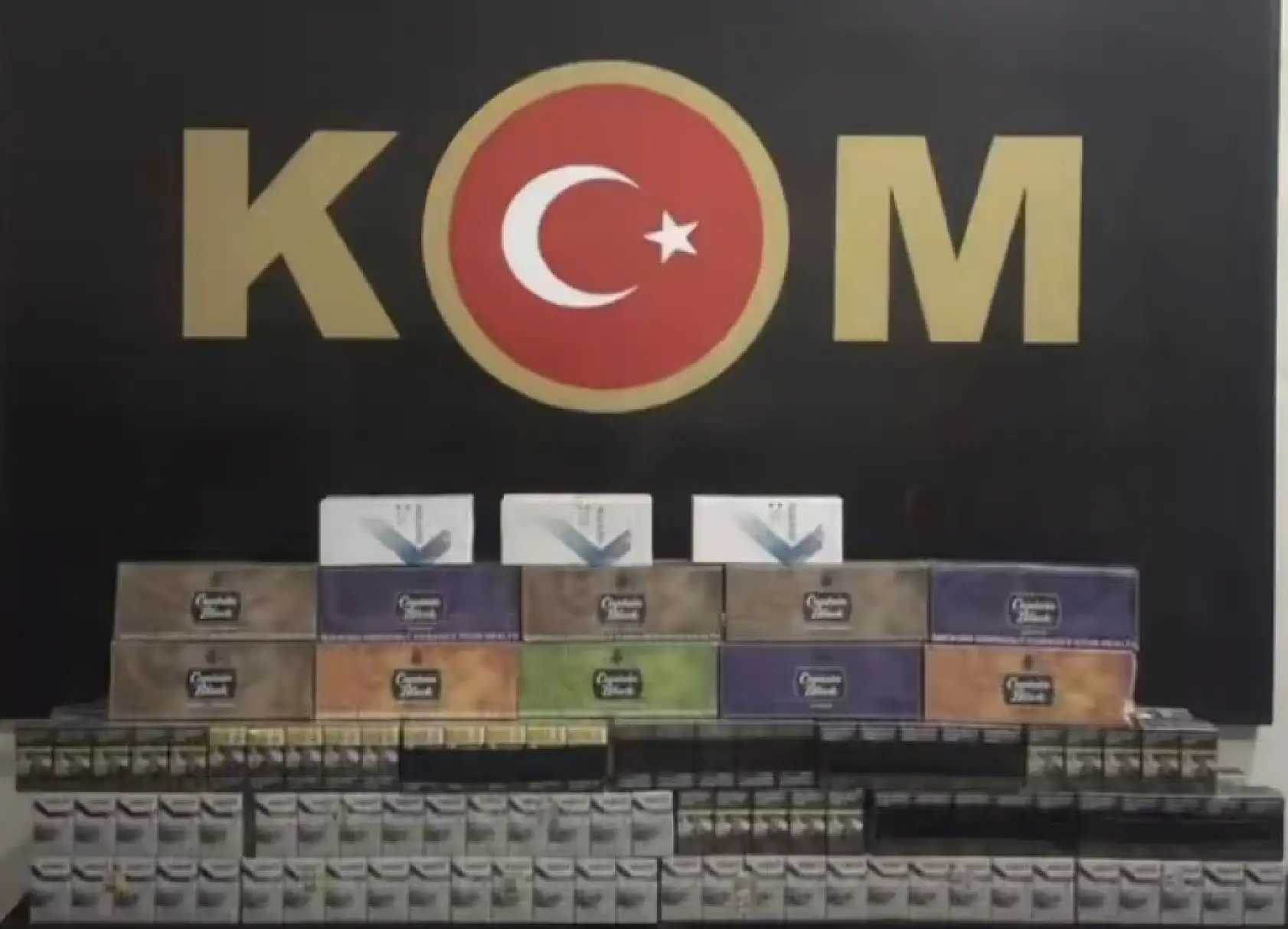 Ağrı'da 28 bin 950 paket kaçak sigara ele geçirildi