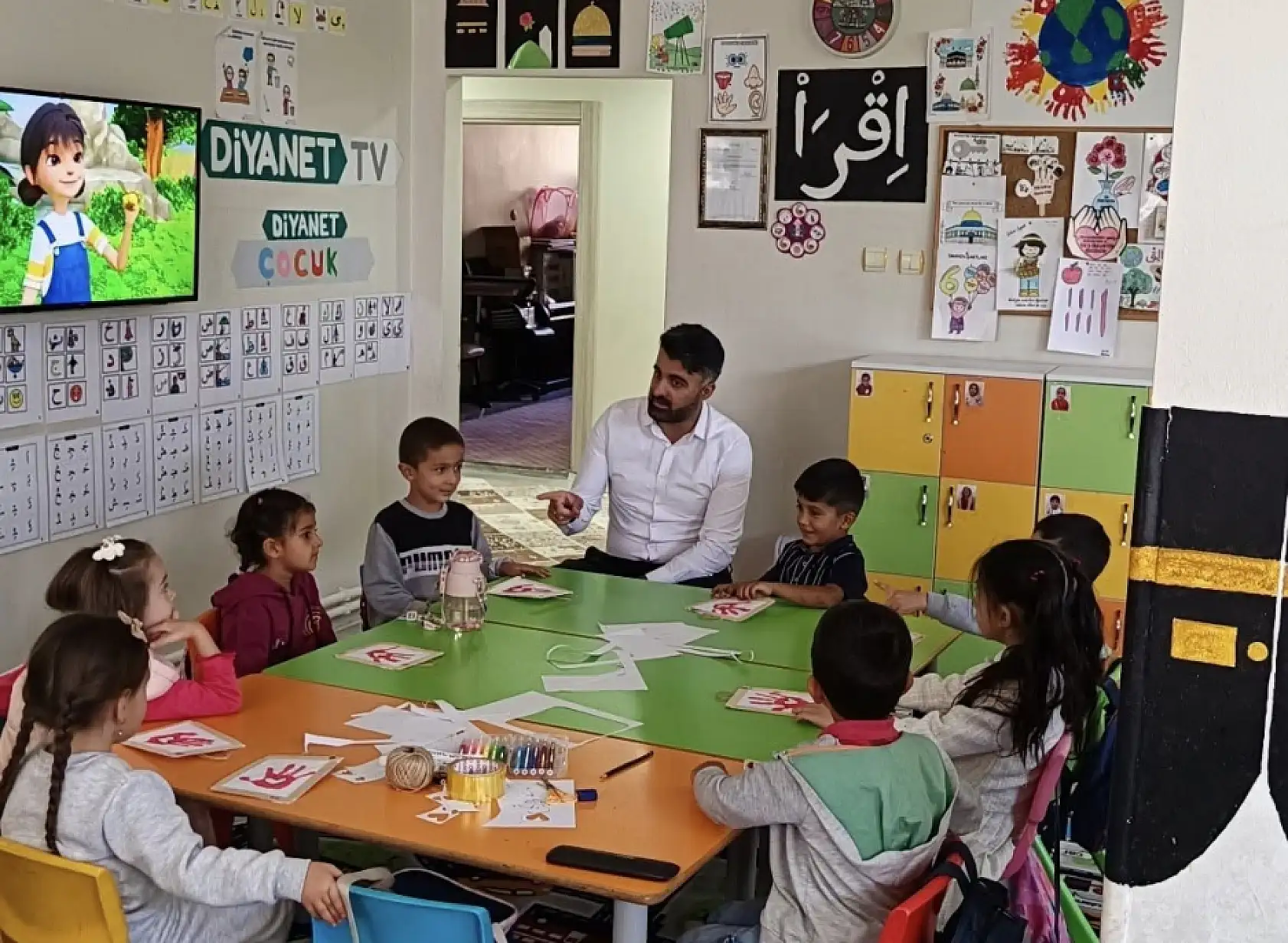 Taşlıçay'da Kur'an kurslarında miniklerin eğitim heyecanı başladı