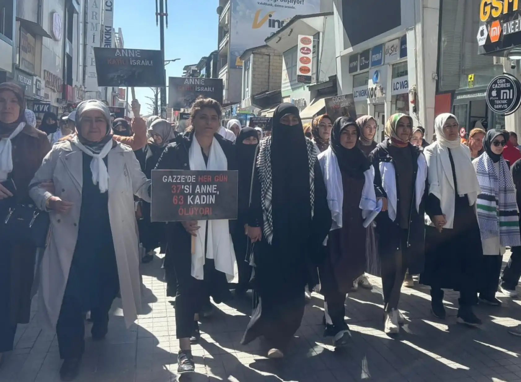 Gazze'nin çığlığı Ağrı'da yankılandı