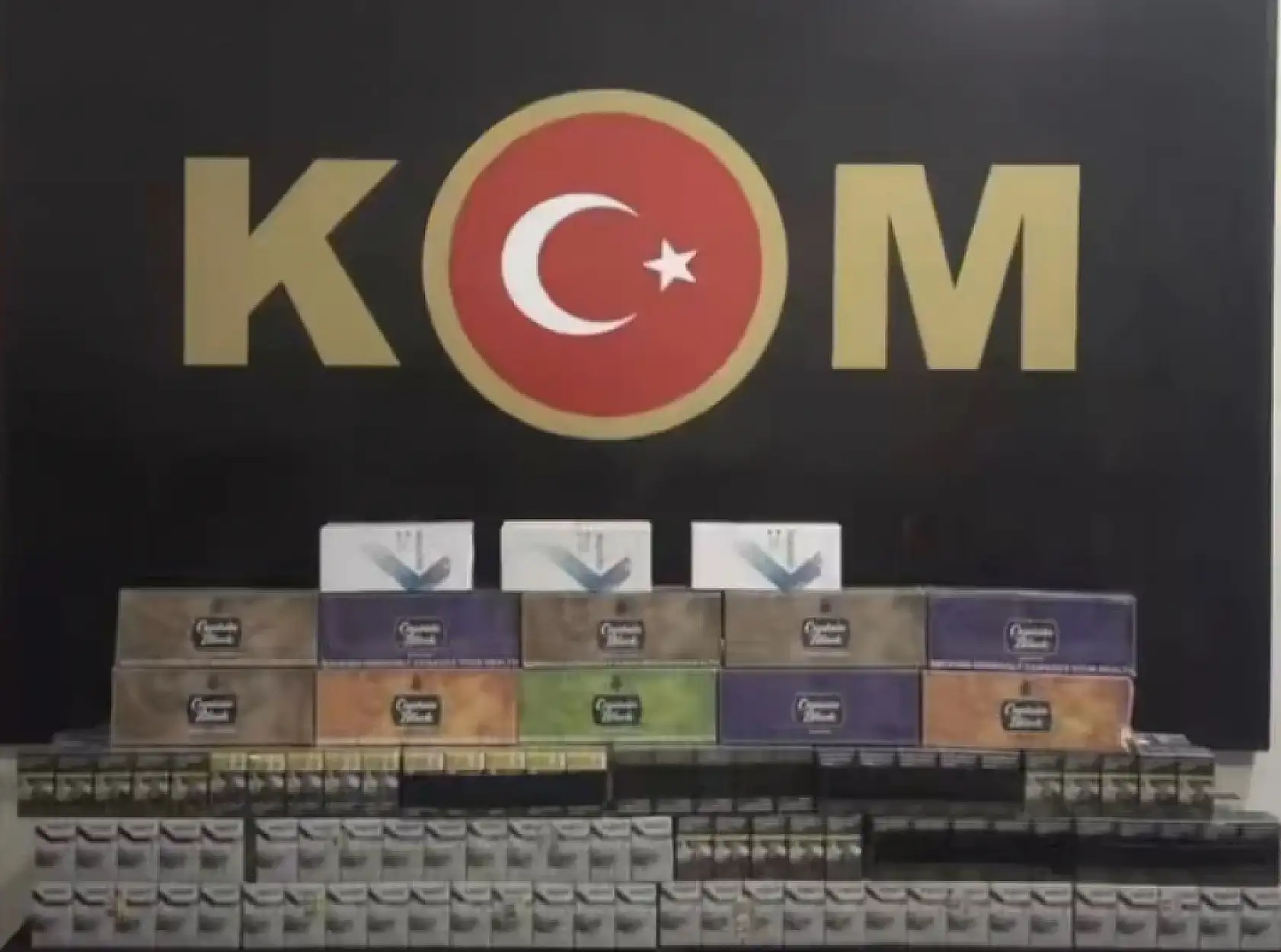 Ağrı'da 28 bin 950 paket kaçak sigara ele geçirildi