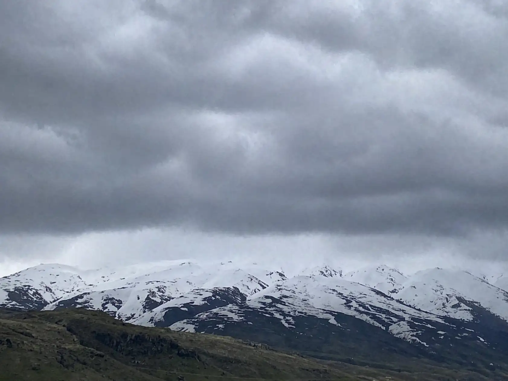 Patnos'ta iki mevsim bir arada yaşanıyor