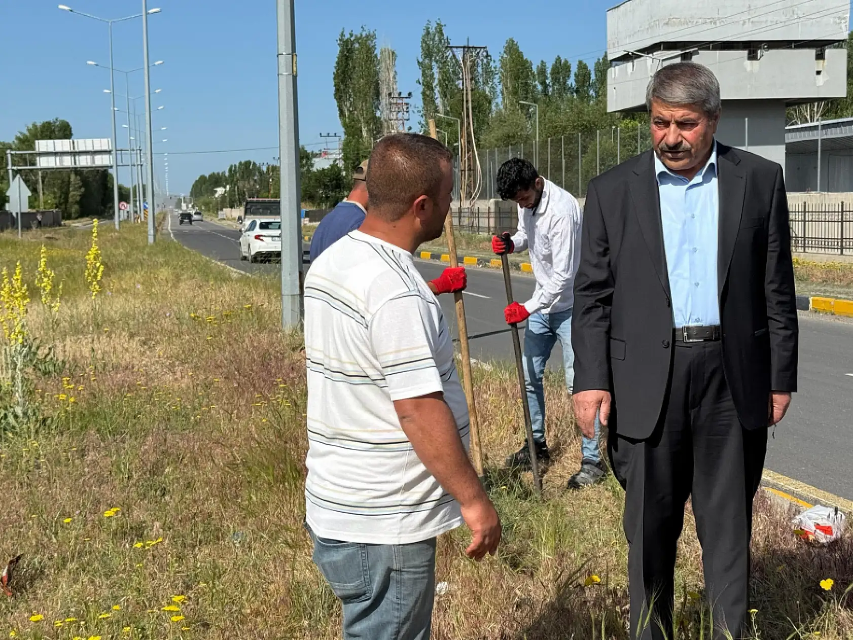 Patnos'ta 15 bin ağaç toprakla buluştu