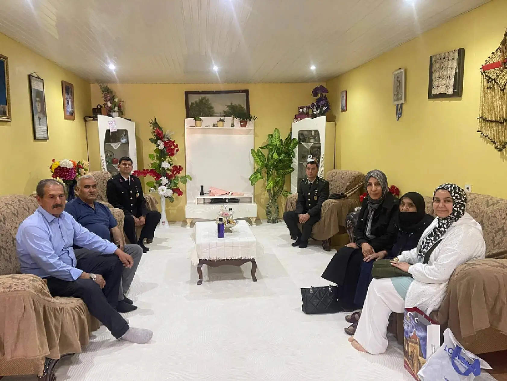 Aile ve Sosyal Hizmetler Müdürlüğü'nden şehit ailelerine ziyaret programı