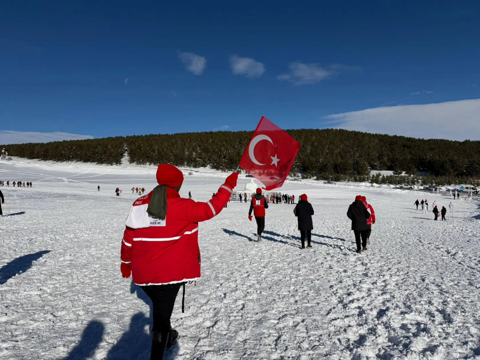 Ağrılı gönüllüler Sarıkamış şehitleri için yürüdü