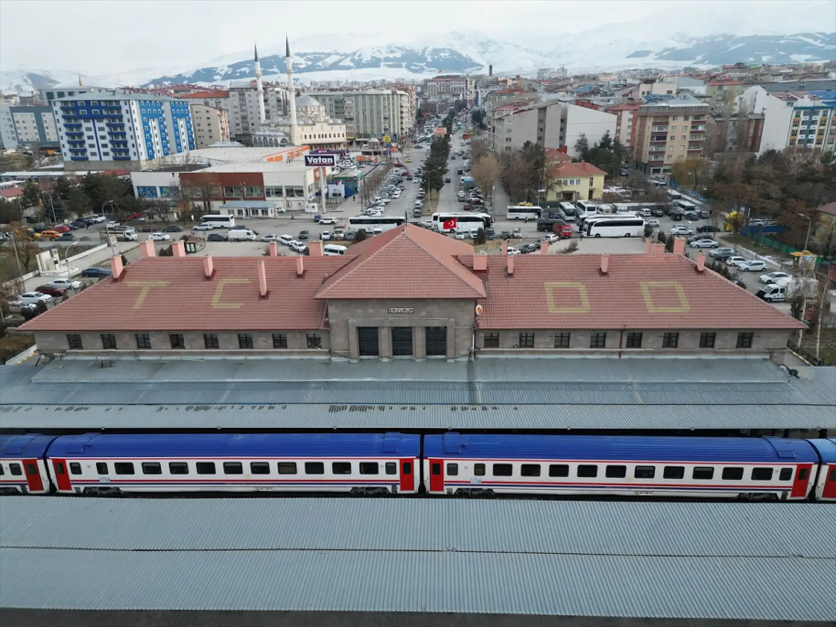 Turistik Doğu Ekspresi Erzurum'a ulaştı