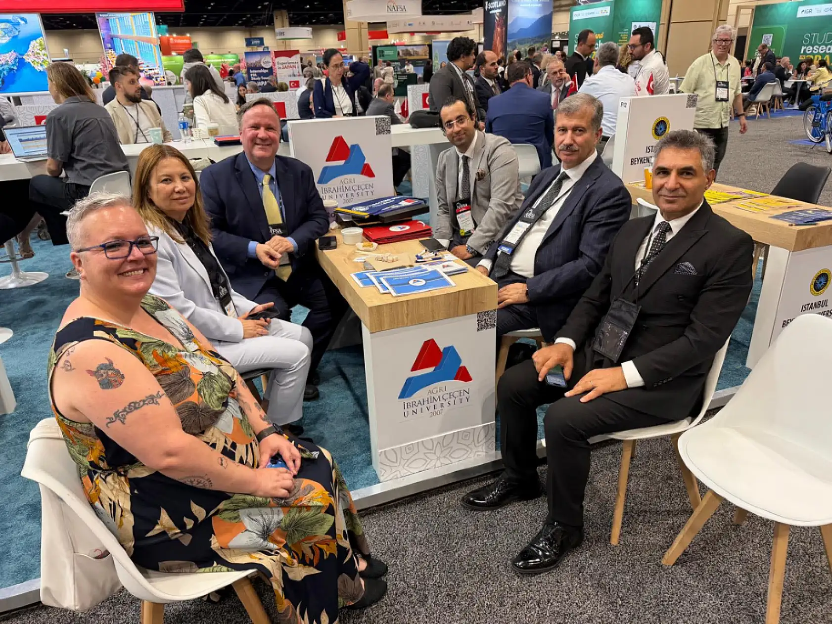 AİÇÜ, NAFSA 2026'da küresel iş birliklerine imza attı