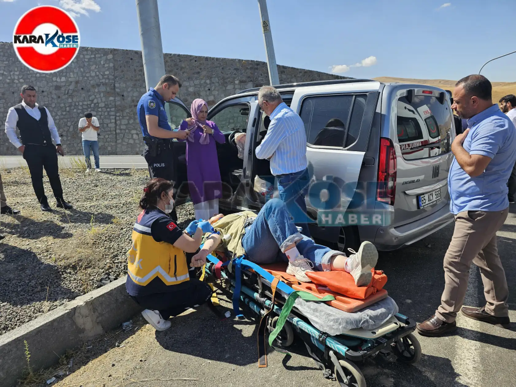Ağrı Hamur–Tutak yolunda can pazarı! 6 yaralı, İlk müdahale Ağrı milletvekilinden