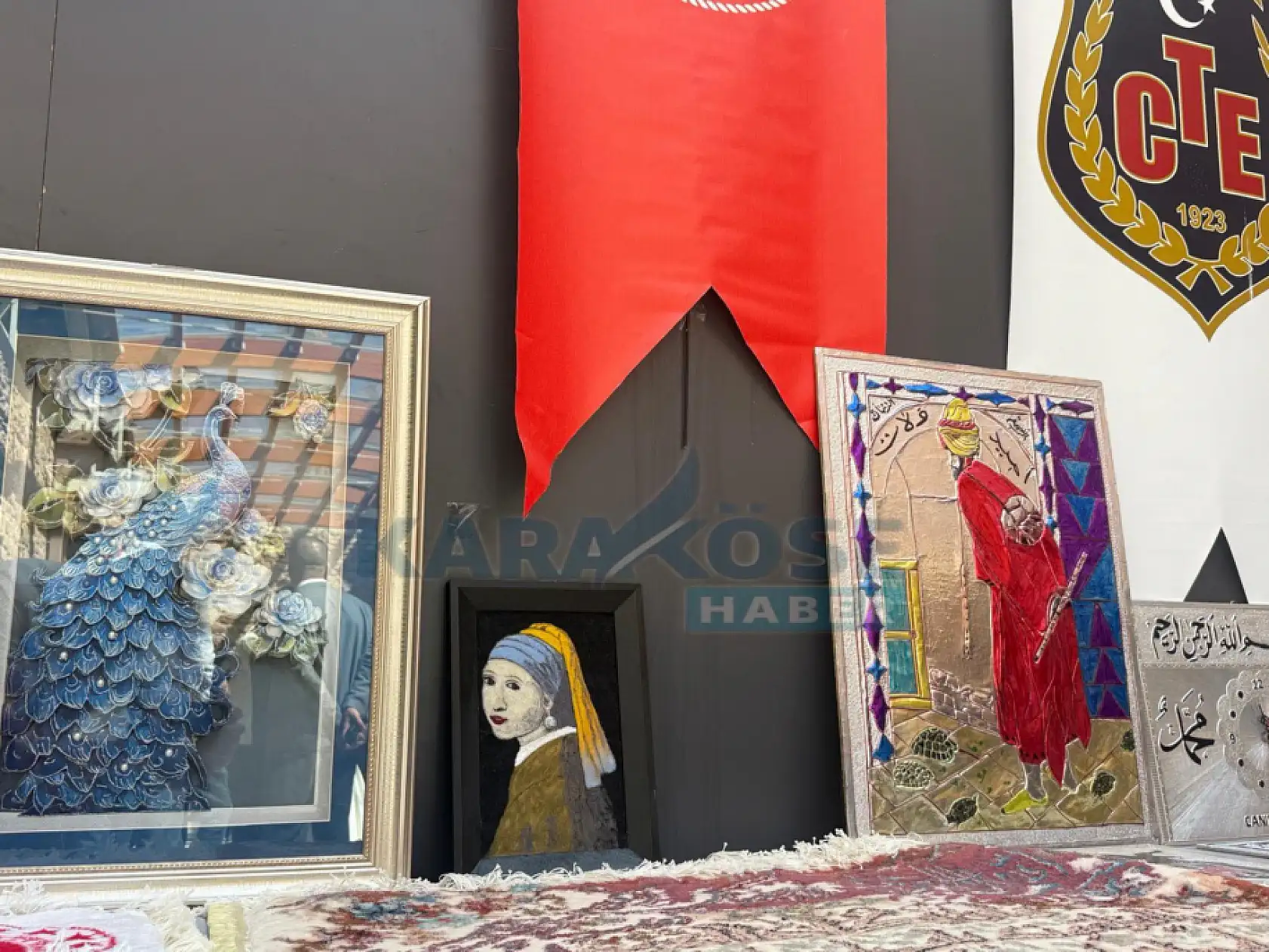 Hükümlülerin ellerinden çıkan eserler, İshak Paşa Sarayı'nda hayat buldu