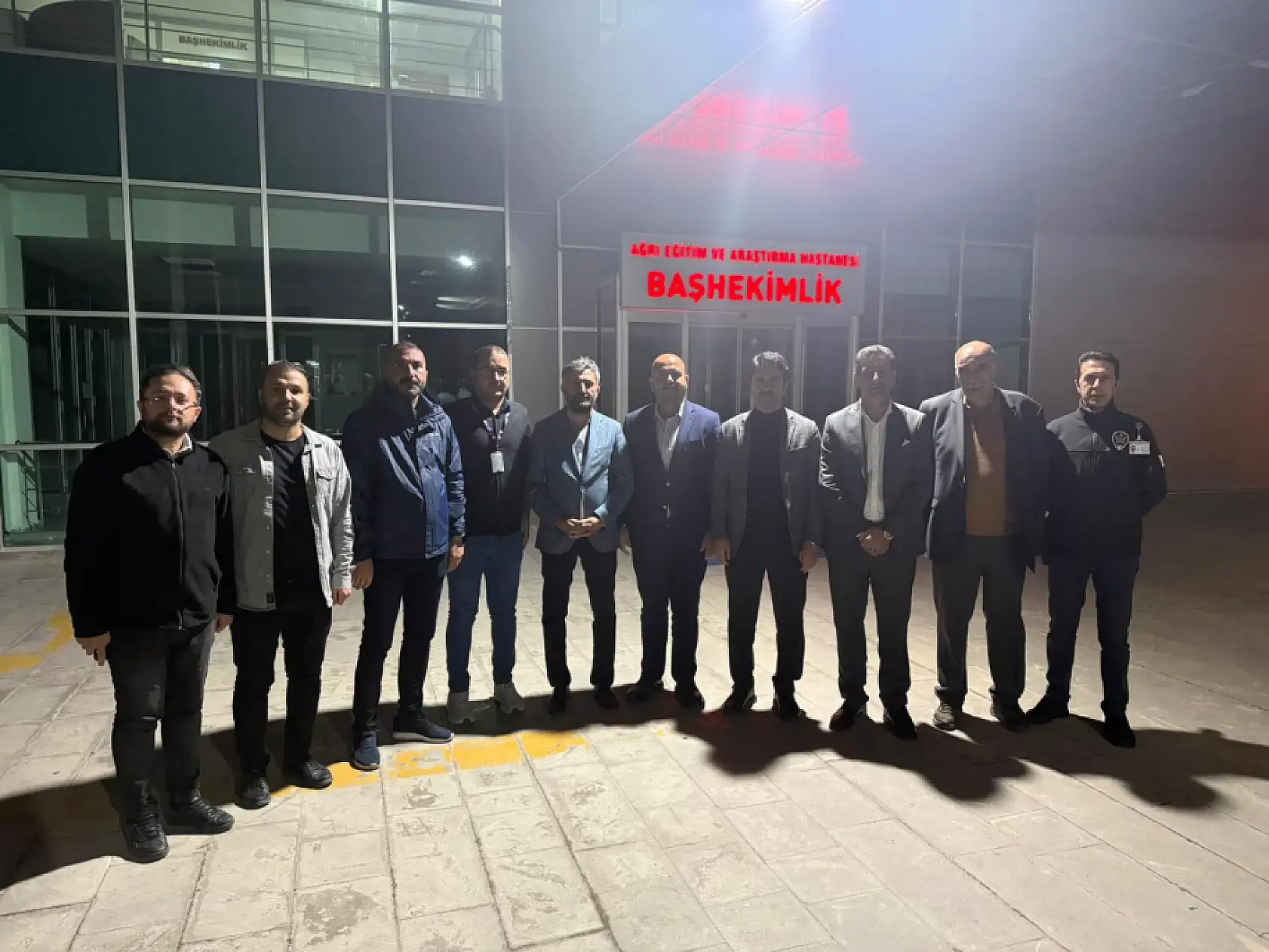 AK Parti Ağrı İl Başkanı Yıldız, hastaneye moral ziyareti gerçekleştirdi