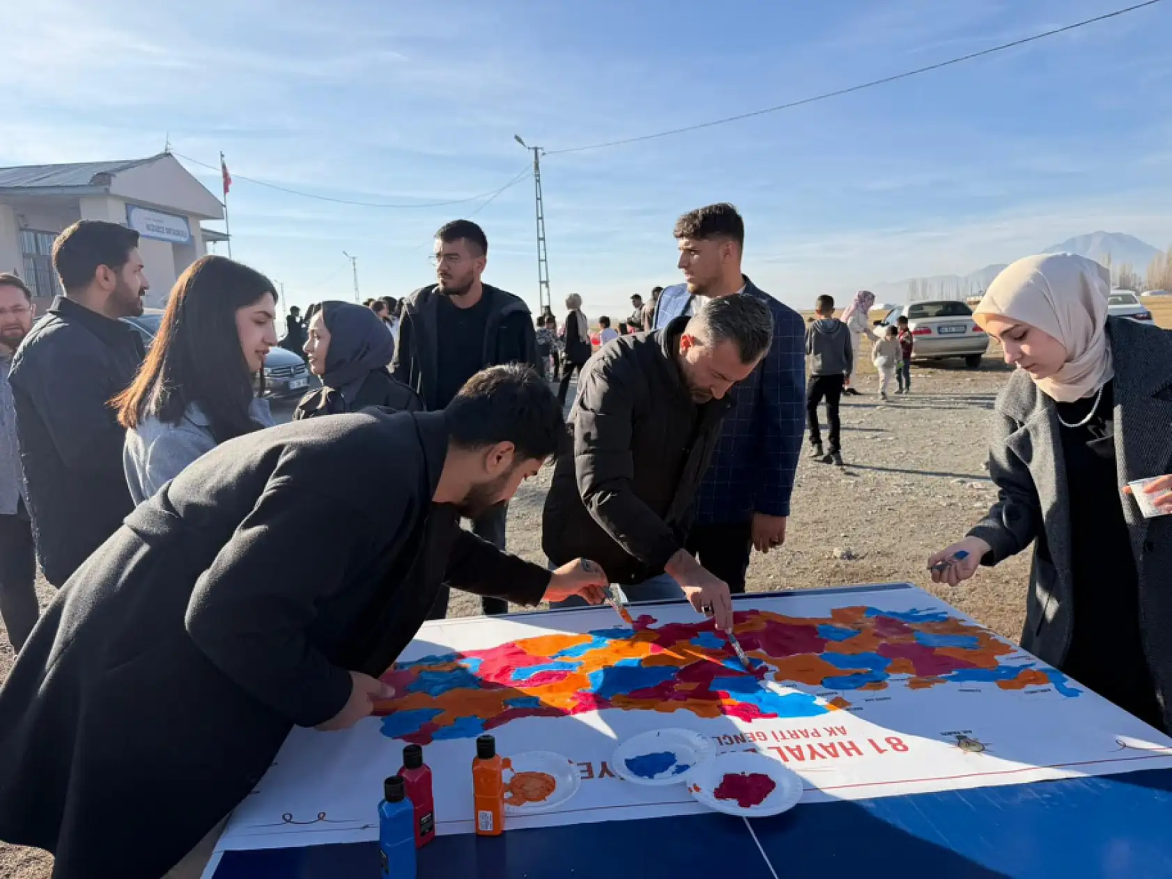 '81 hayal bir Türkiye' projesi Ağrı'da miniklerle buluştu