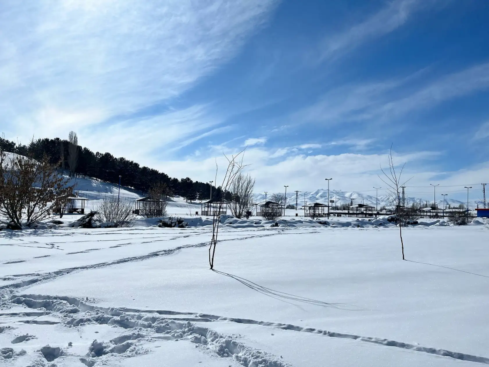 Ağrılılar güneşli havayı kaçırmadı