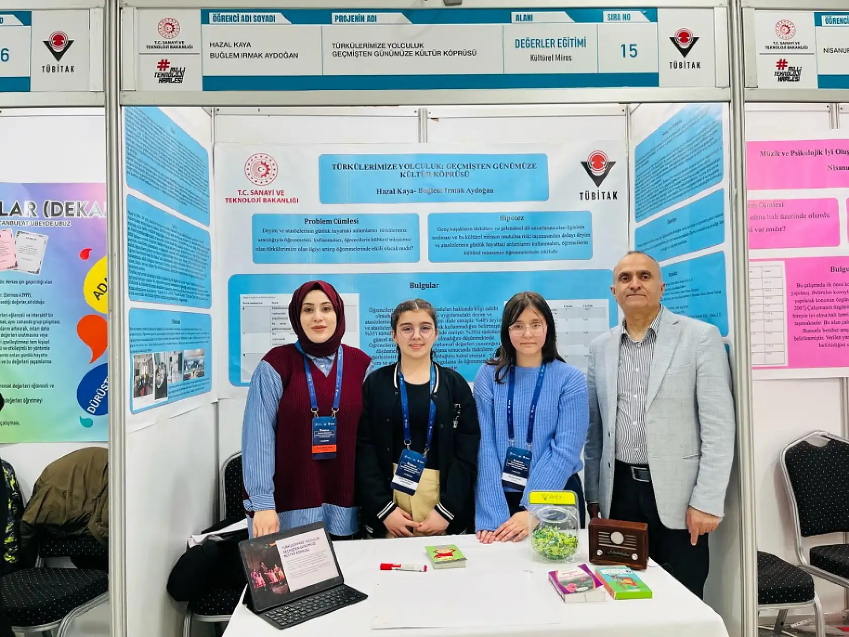 Ağrı Doğa Koleji'nden TÜBİTAK'ta üç alanda üç proje