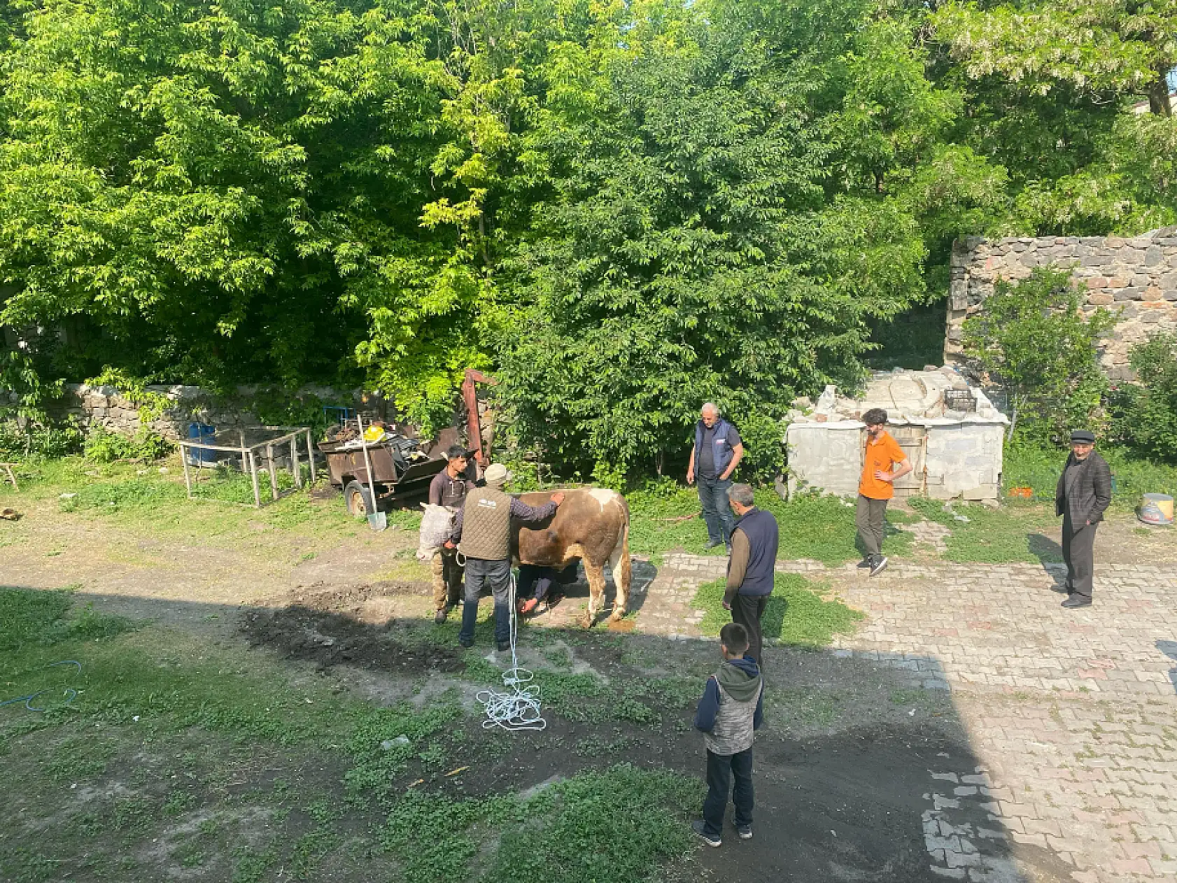 Tutak'ta bayram sofralarını geleneksel tandır süsledi